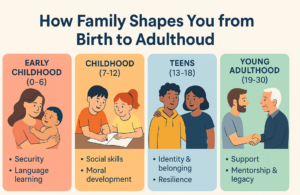 How family shapes you from birth to adulthood